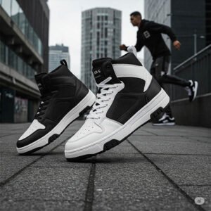 BoldRun High-Top Sneakers