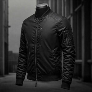 Power Play Faux Leather Trench